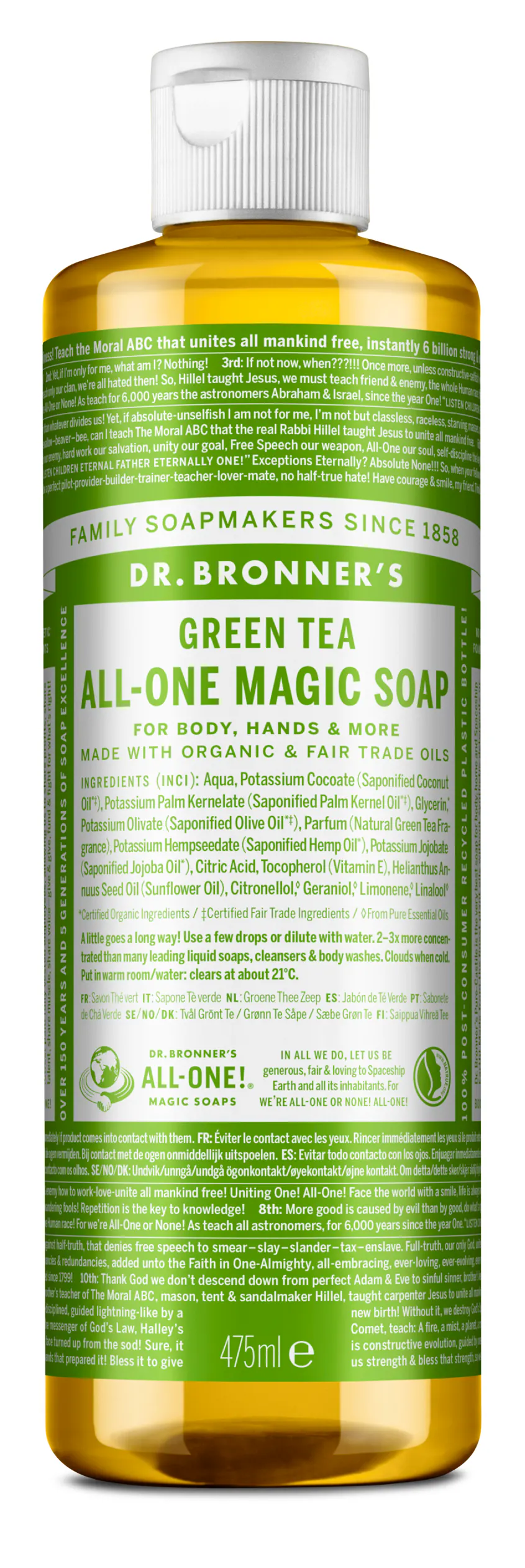 Dr. Bronner’s All-One Magic Soap Green Tea 475 ml