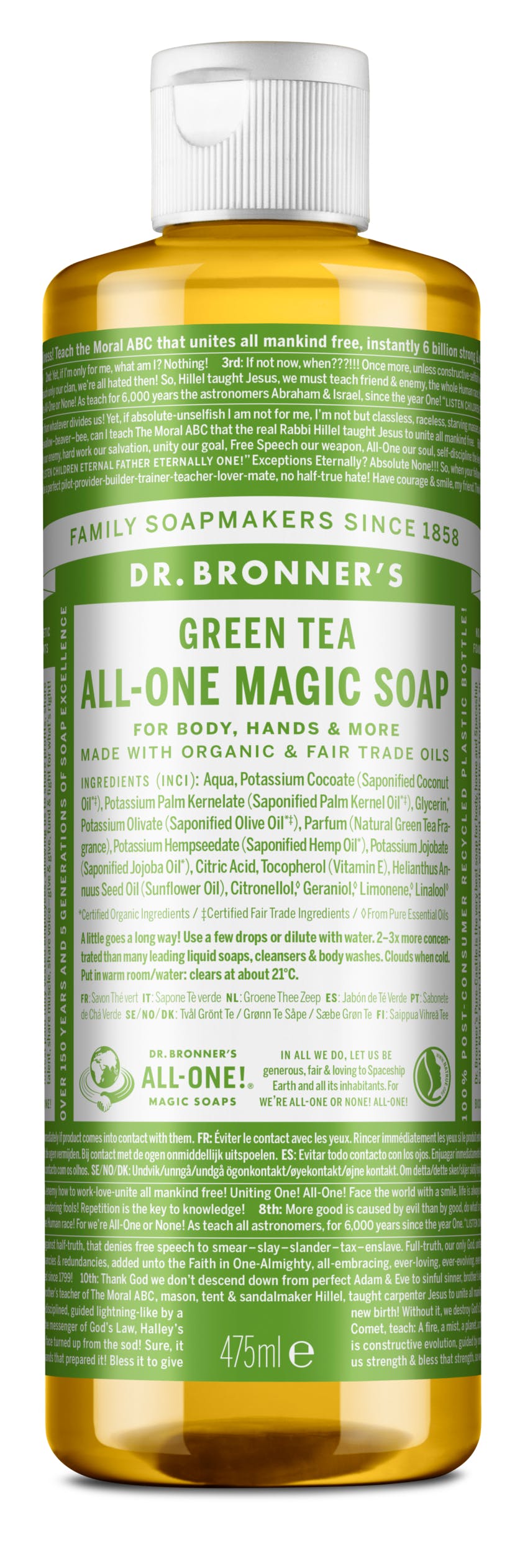 Dr. Bronner’s All-One Magic Soap Green Tea 475 ml