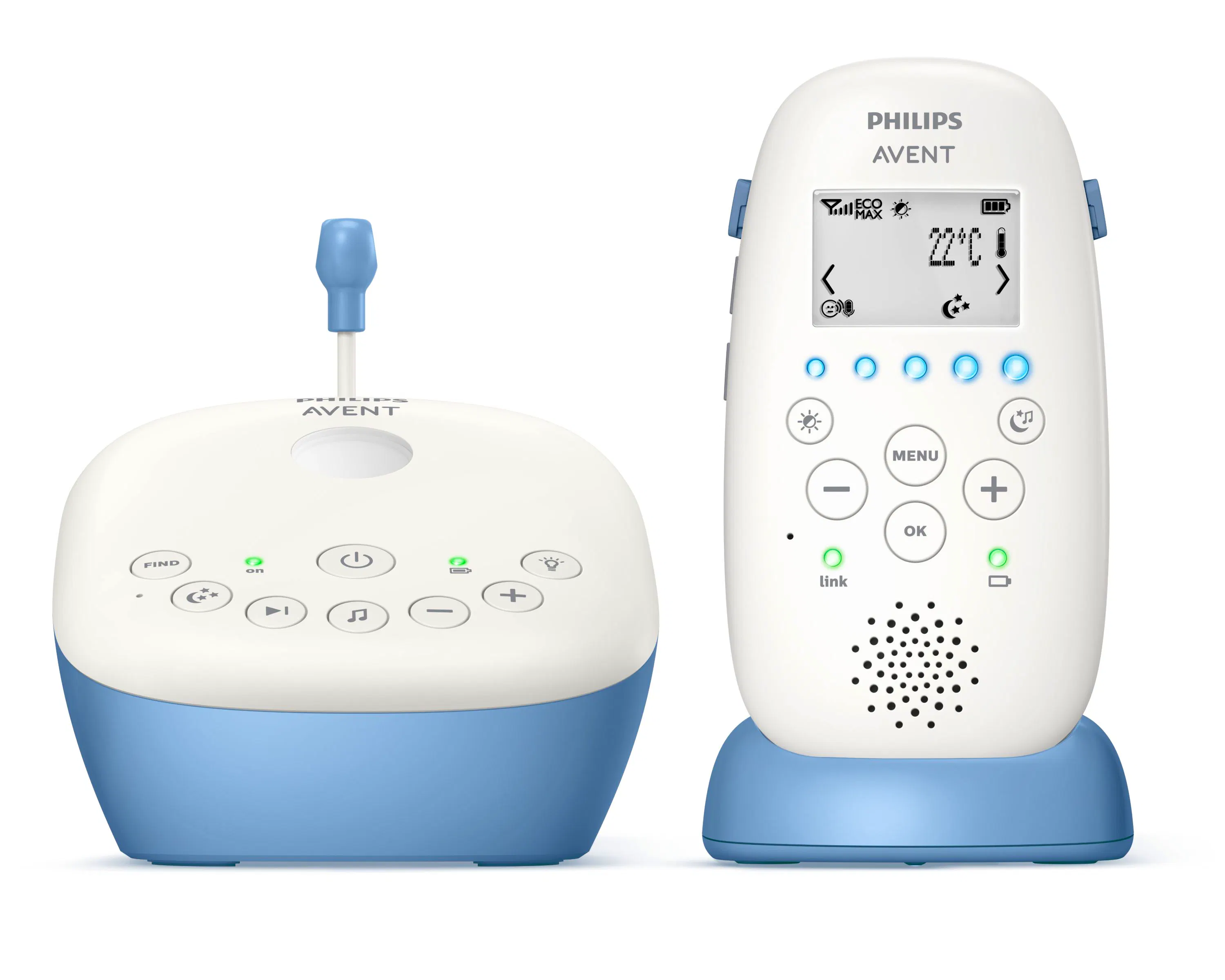 Philips Avent DECT Baby Monitor SCD735 1 pcs