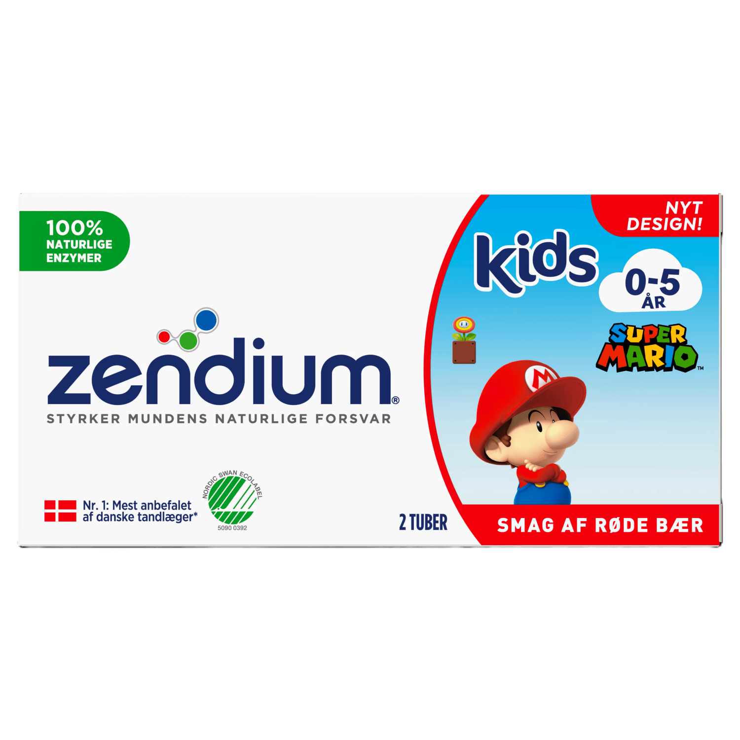 Zendium Kids 0-5 Years Red Fruit Toothpaste 2 x 50 ml