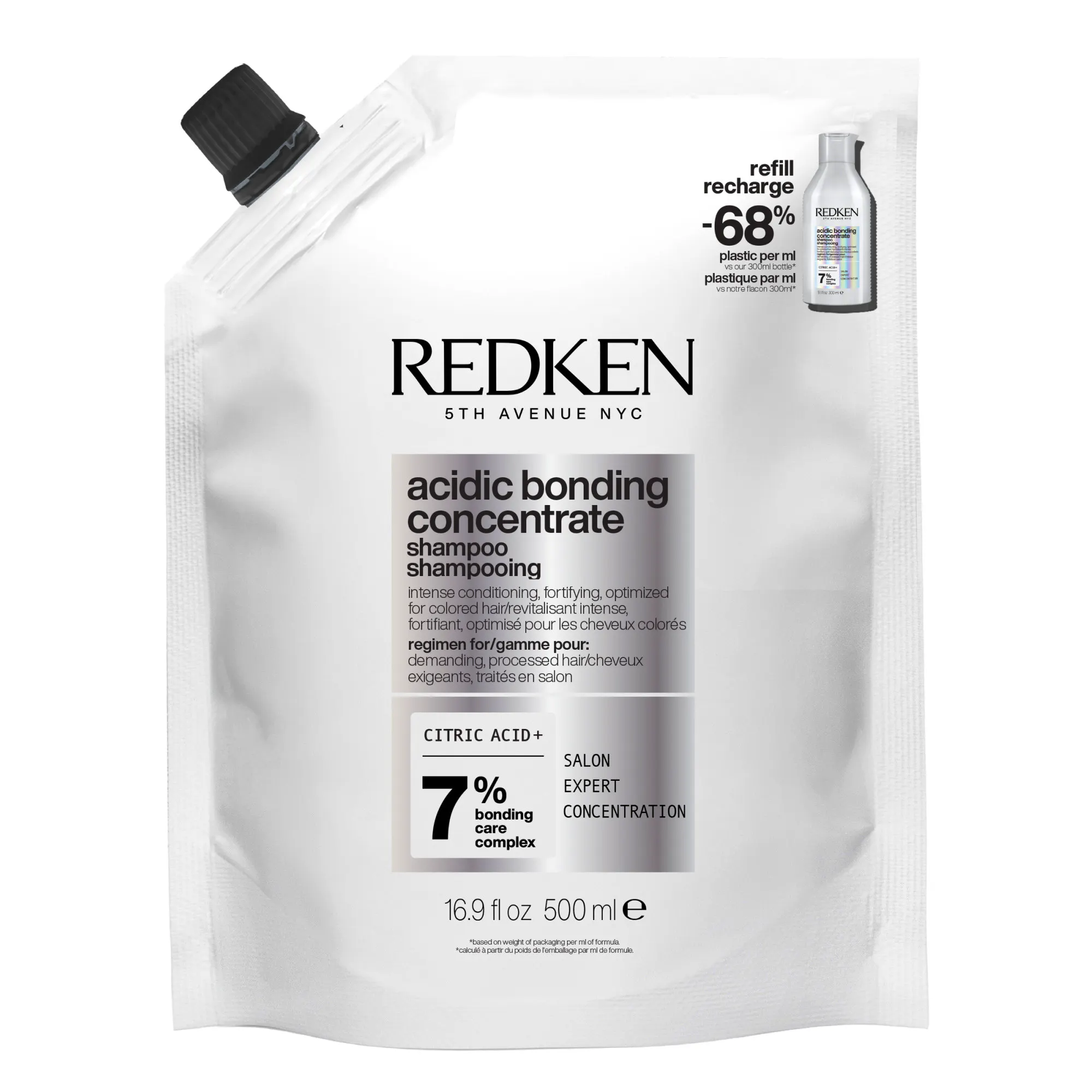 Redken Acidic Bonding Concentrate Shampoo Refill 500 ml