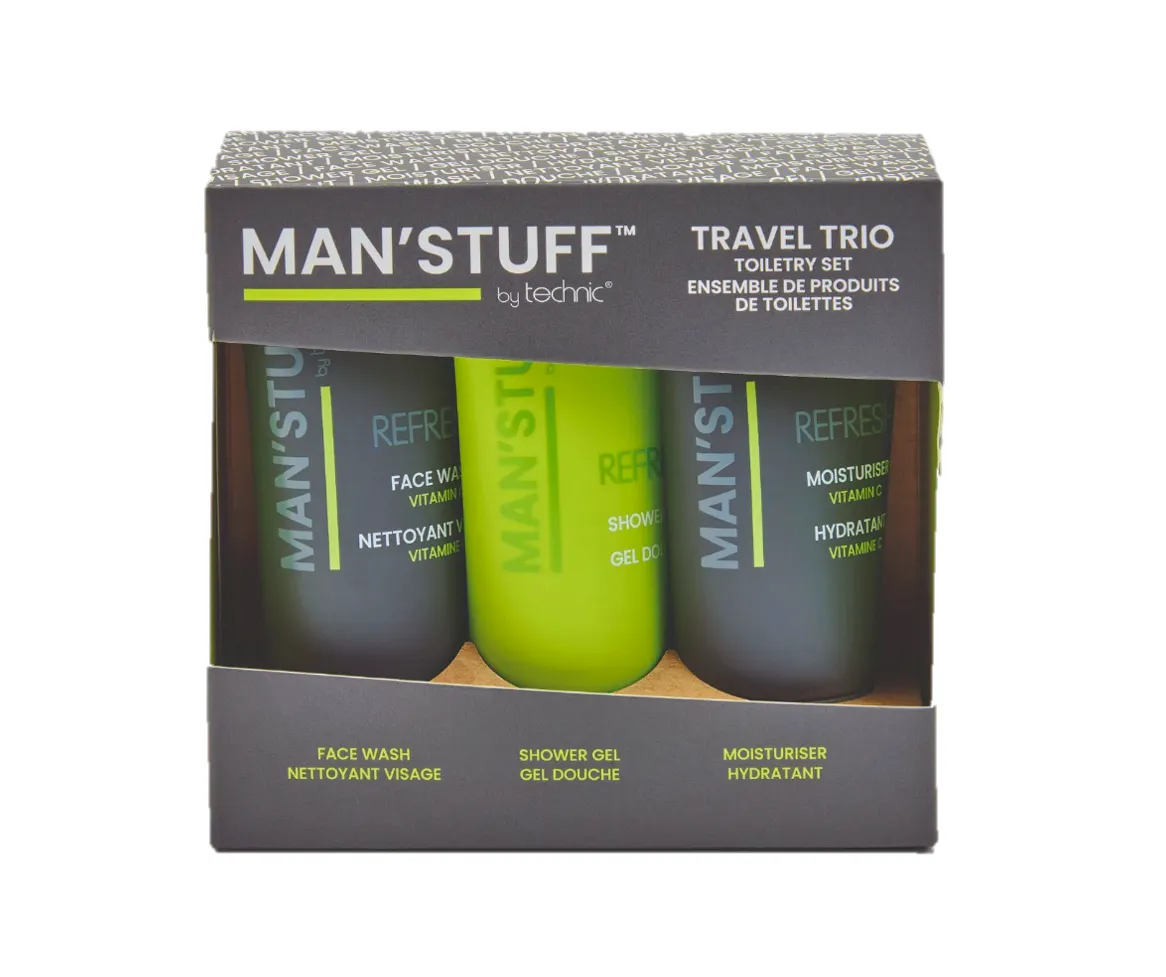 Man'Stuff Travel Trio Gift Set 3 st