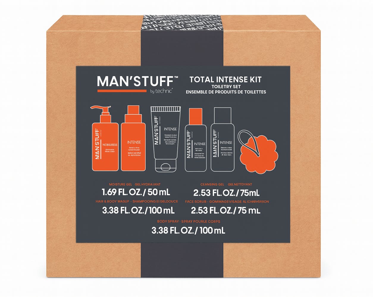 Man'Stuff Total Intense Kit Gift Set 6 st
