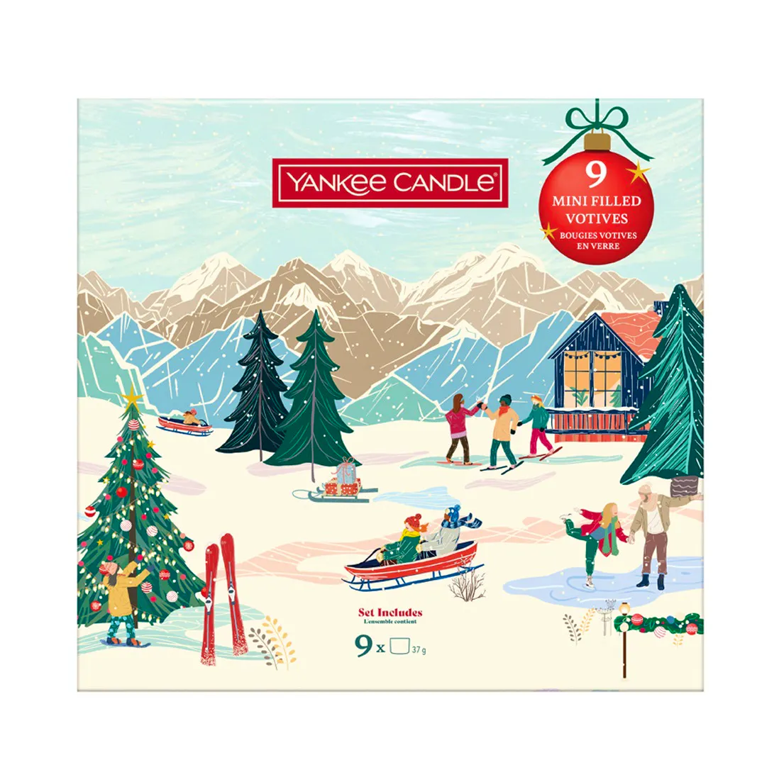 Yankee Candle Mini Filled Votive Book Gift Set 9 st