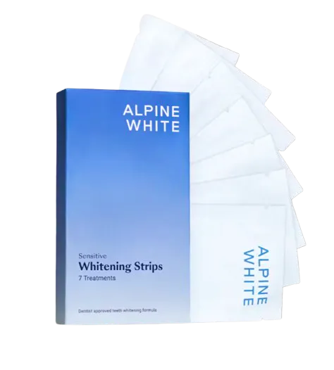 Alpine White Whitening Strips Sensitive 7 pcs