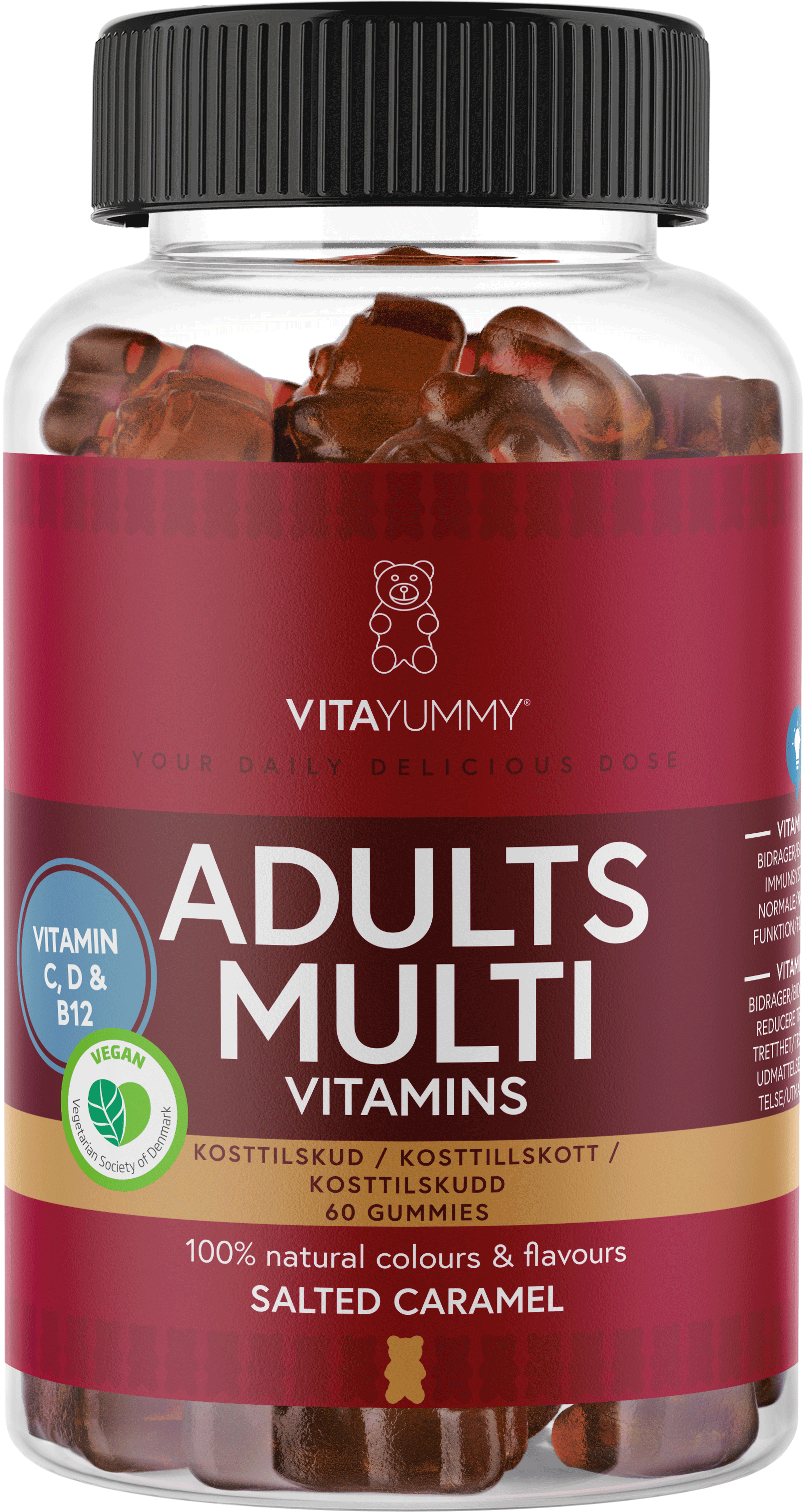 VitaYummy Adults Multi Vitamin Salted Caramel 60 stk