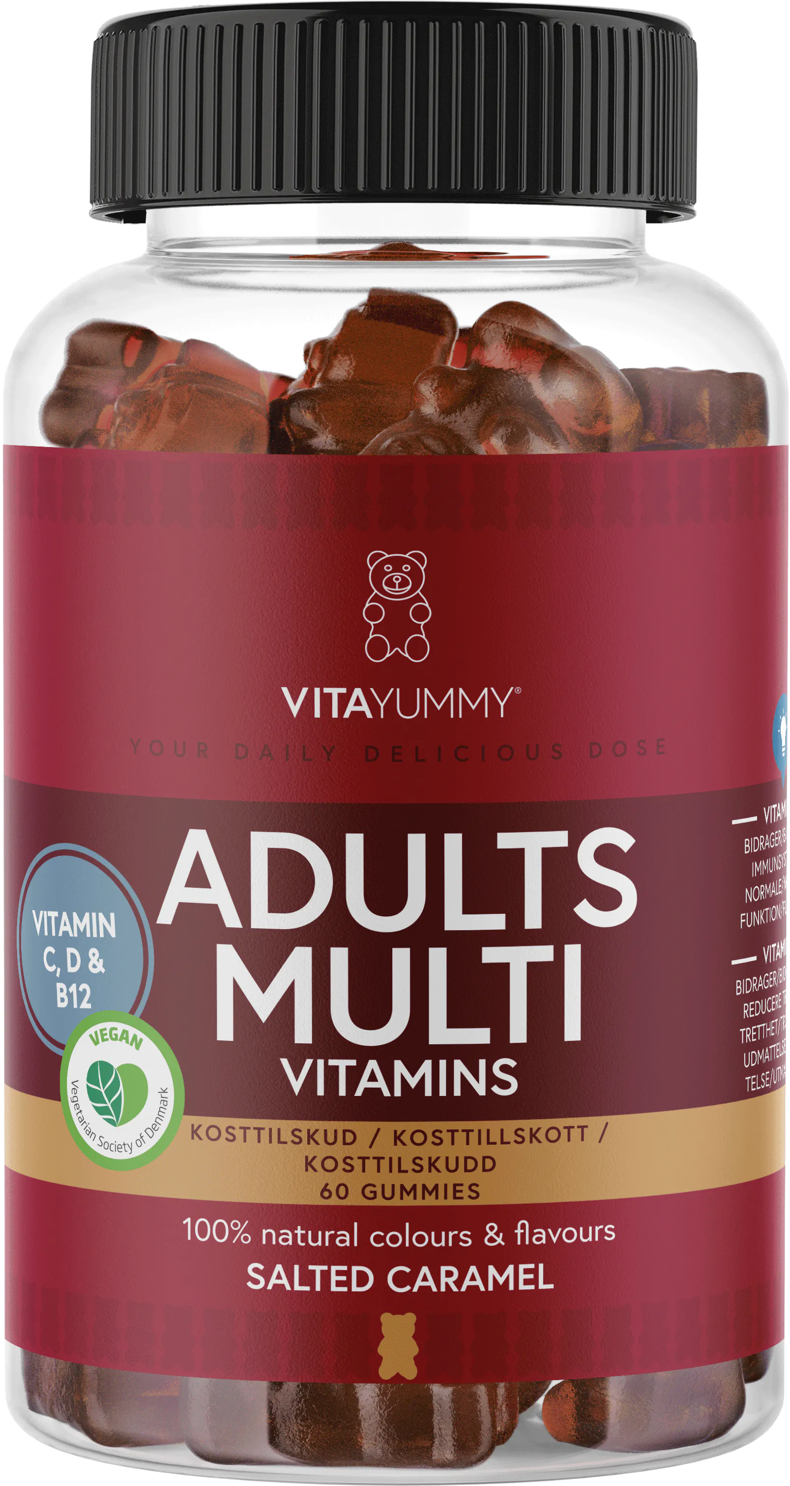 VitaYummy Adults Multi Vitamin Salted Caramel 60 stk