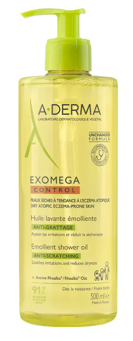 A-Derma Exomega Control Shower Oil 500 ml