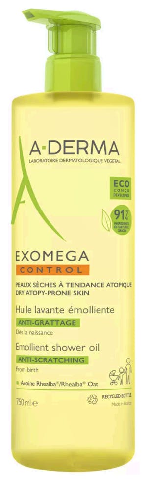 A-Derma Exomega Control Shower Oil 750 ml