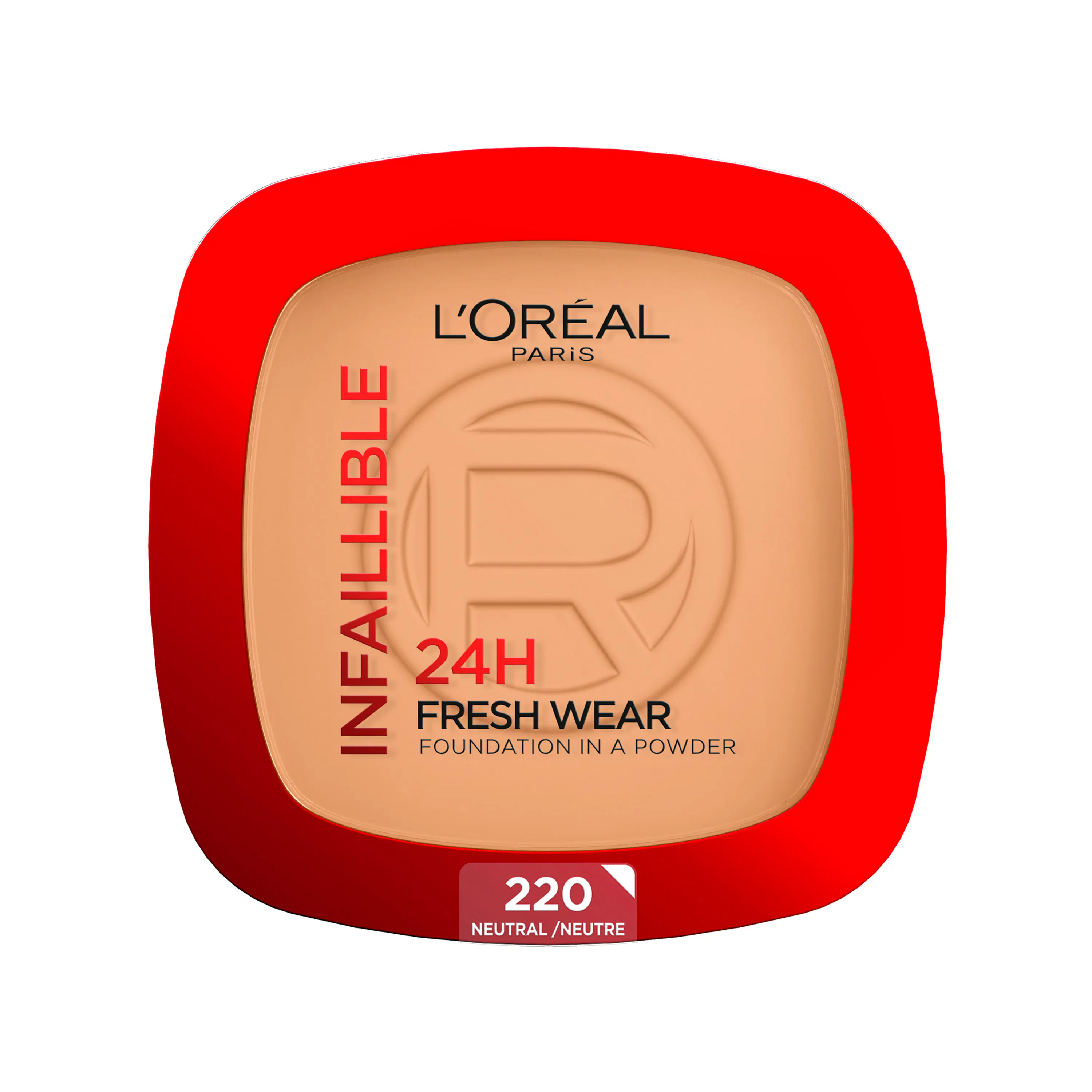 L'Oréal Paris Infallible 24H Fresh Wear Powder Foundation 220 Neutral 9 g