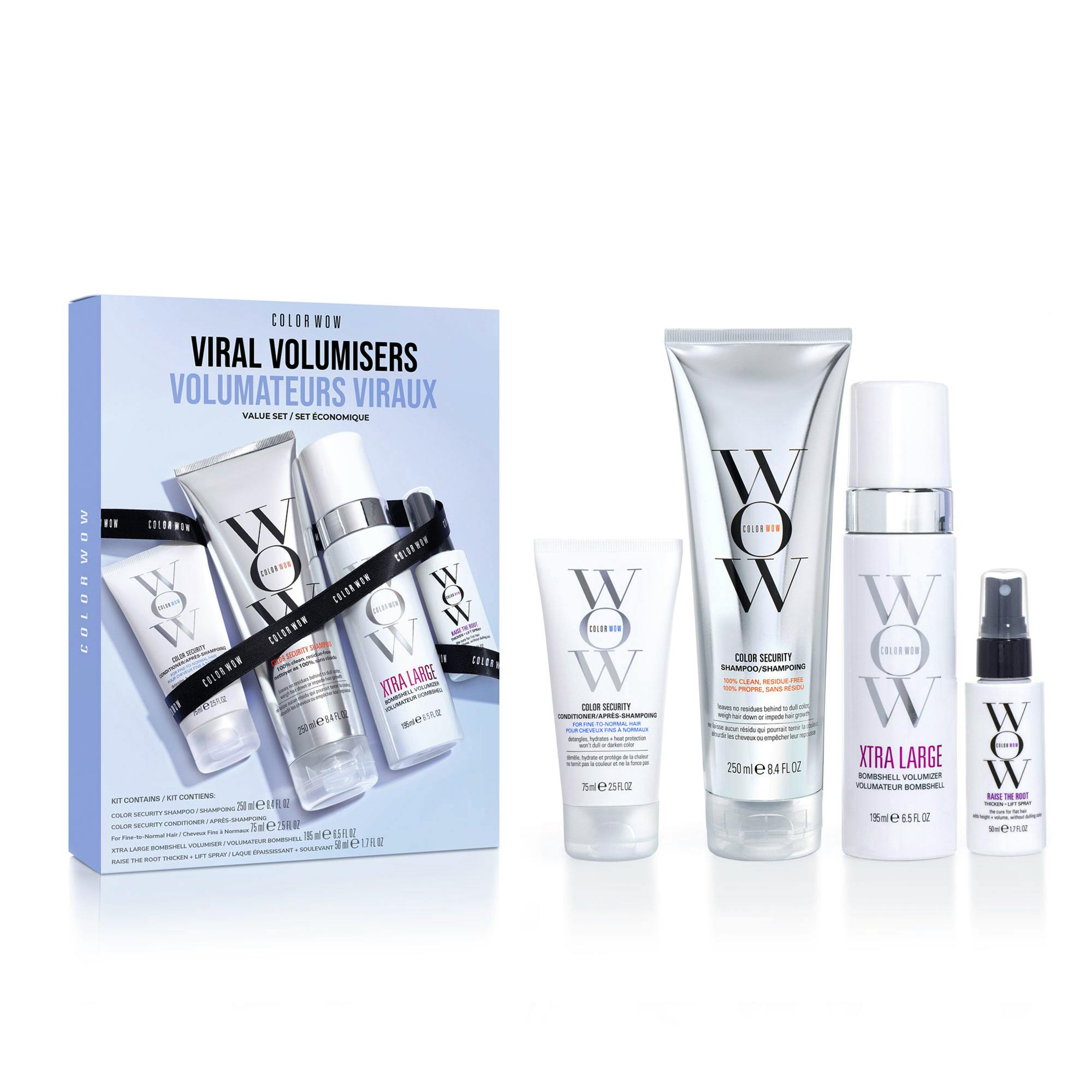 Color WOW Volume kit Gift Set 75 pcs + 50 ml + 250 ml + 200 ml