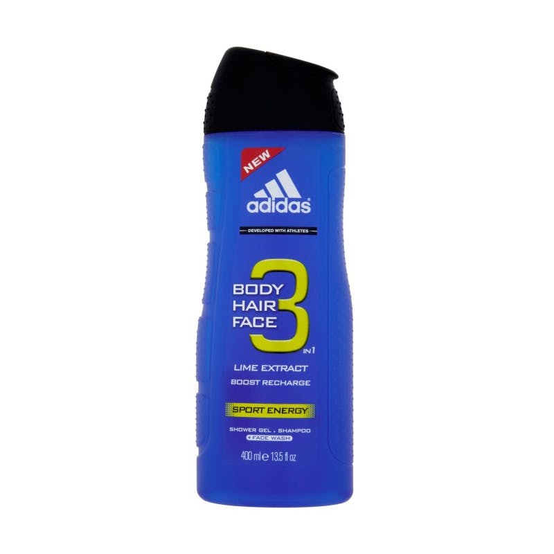 Adidas 3 in 1 Sport Energy Showergel 400 ml