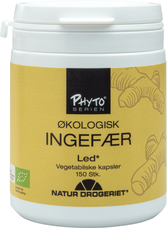 Natur Drogeriet Ingefær Kapsler Øko 150 stk