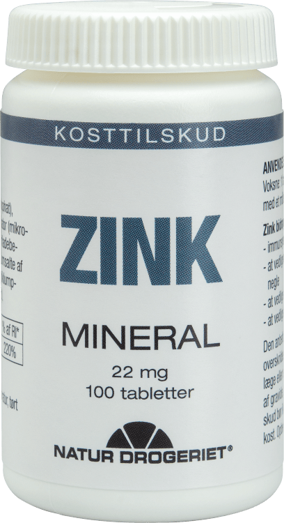Natur Drogeriet Zink Mineral 100 stk
