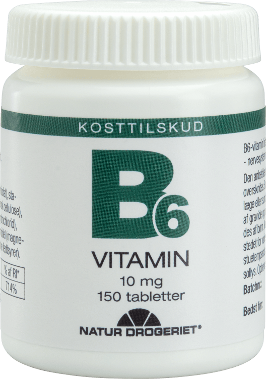 Natur Drogeriet B6-vitamin 10 mg 50 stk