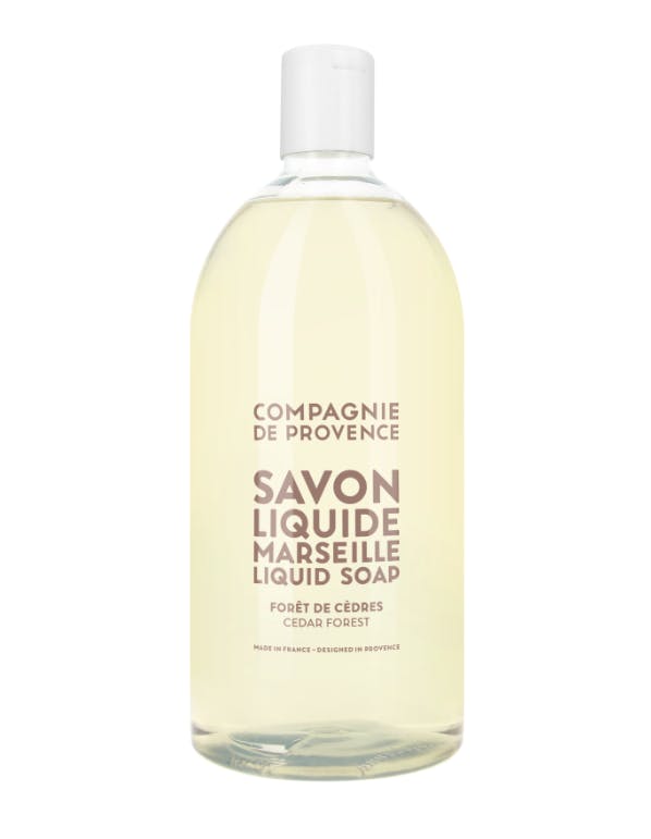 Compagnie De Provence Liquid Marseille Soap Refill Cedar Forest 1 L 1000 ml