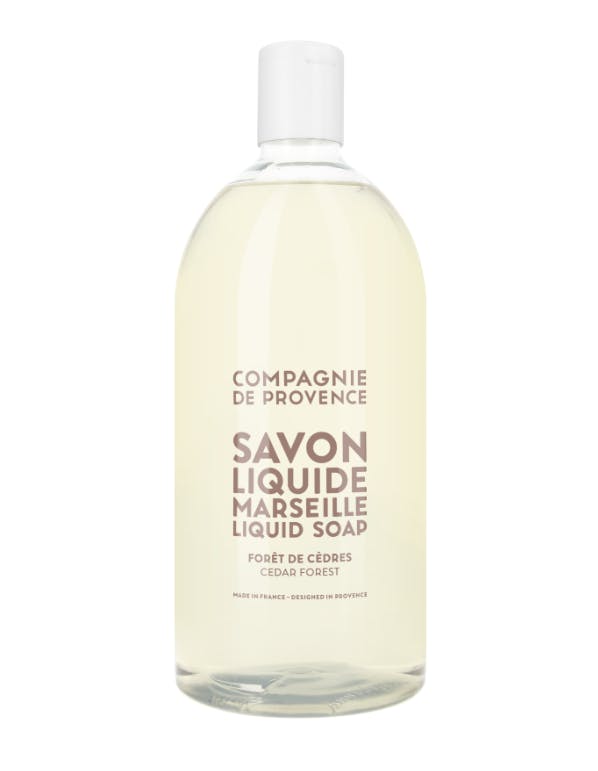 Compagnie De Provence Liquid Marseille Soap Refill Cedar Forest 1 L 1000 ml