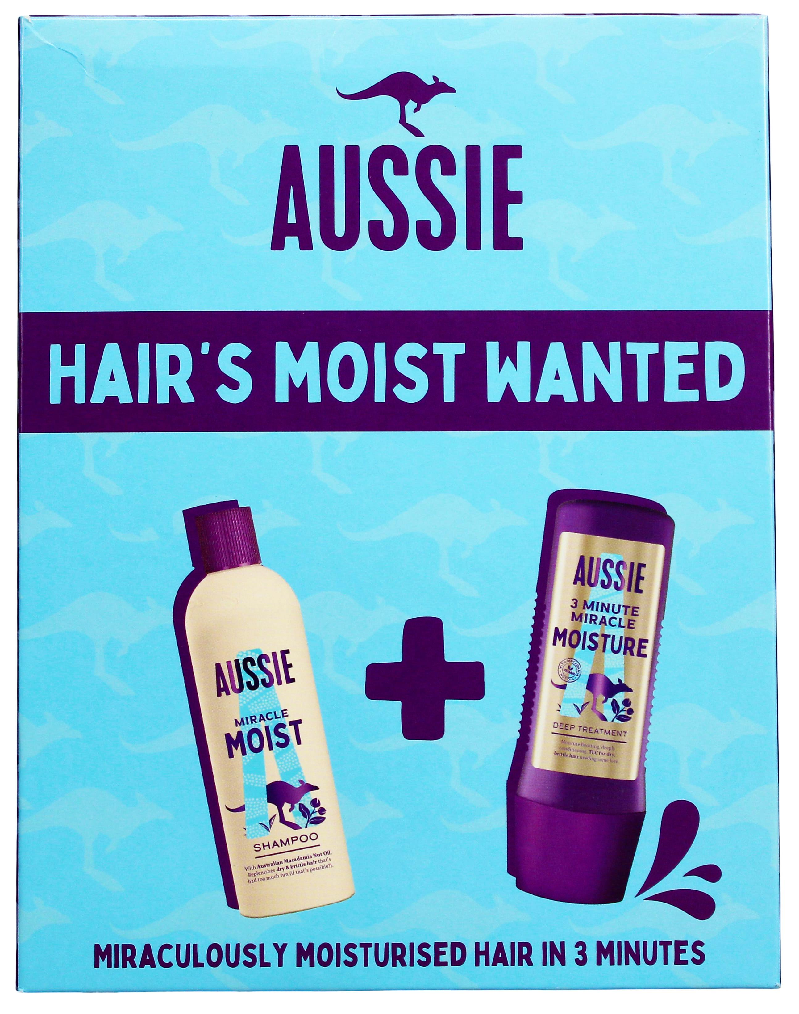 Aussie Hair's Moist Wanted Gift Set 2 st