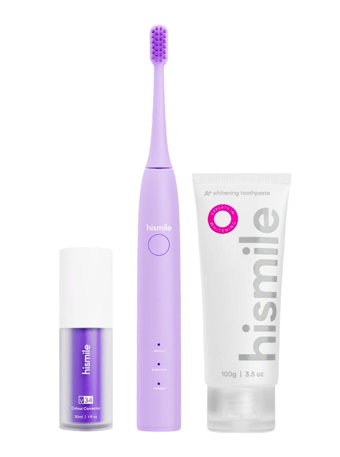 Hismile Teeth Whitening Bundle 30 ml + 100 ml + 1 stk