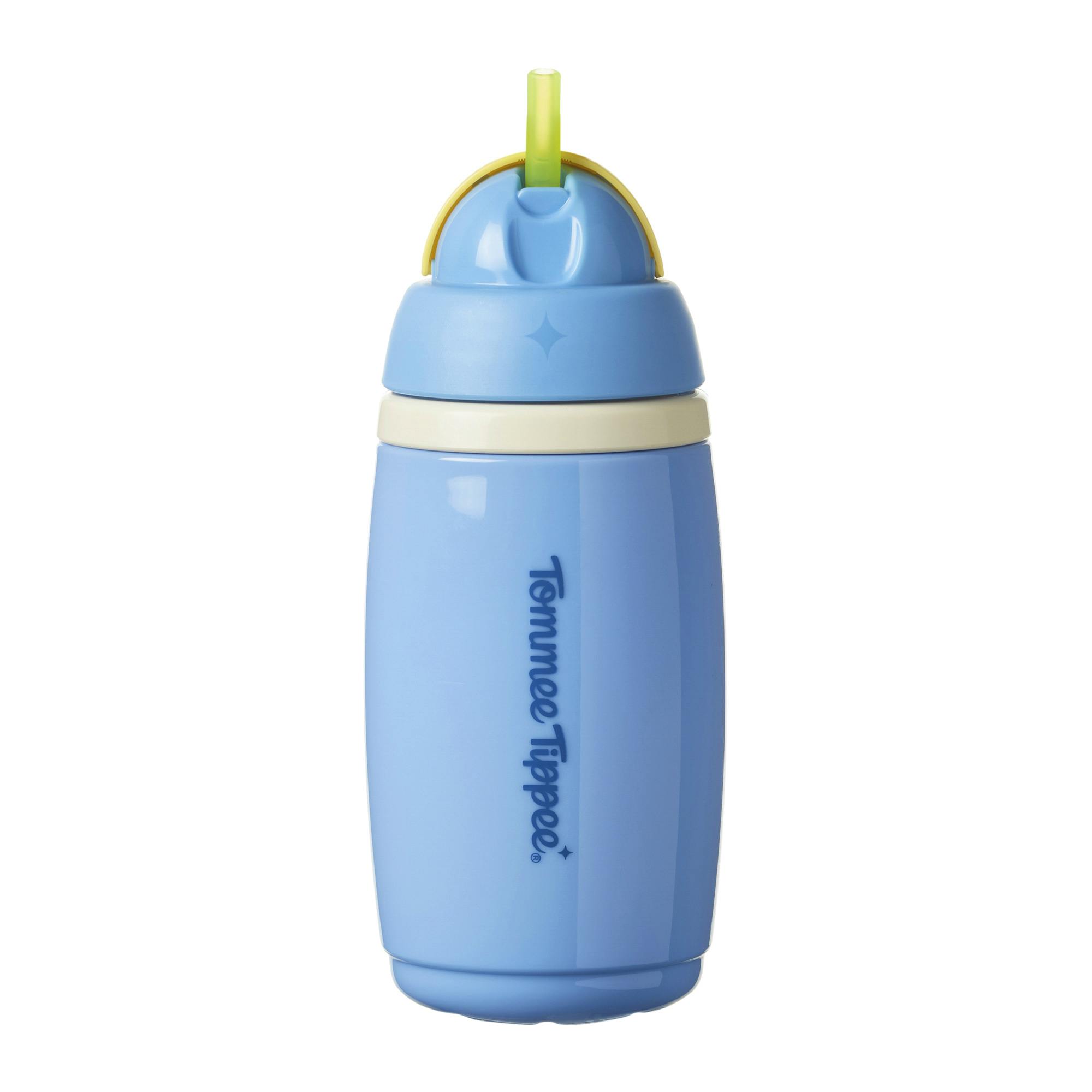Tommee Tippee Drinking Bottle With Straw +12M Blue 266 ml