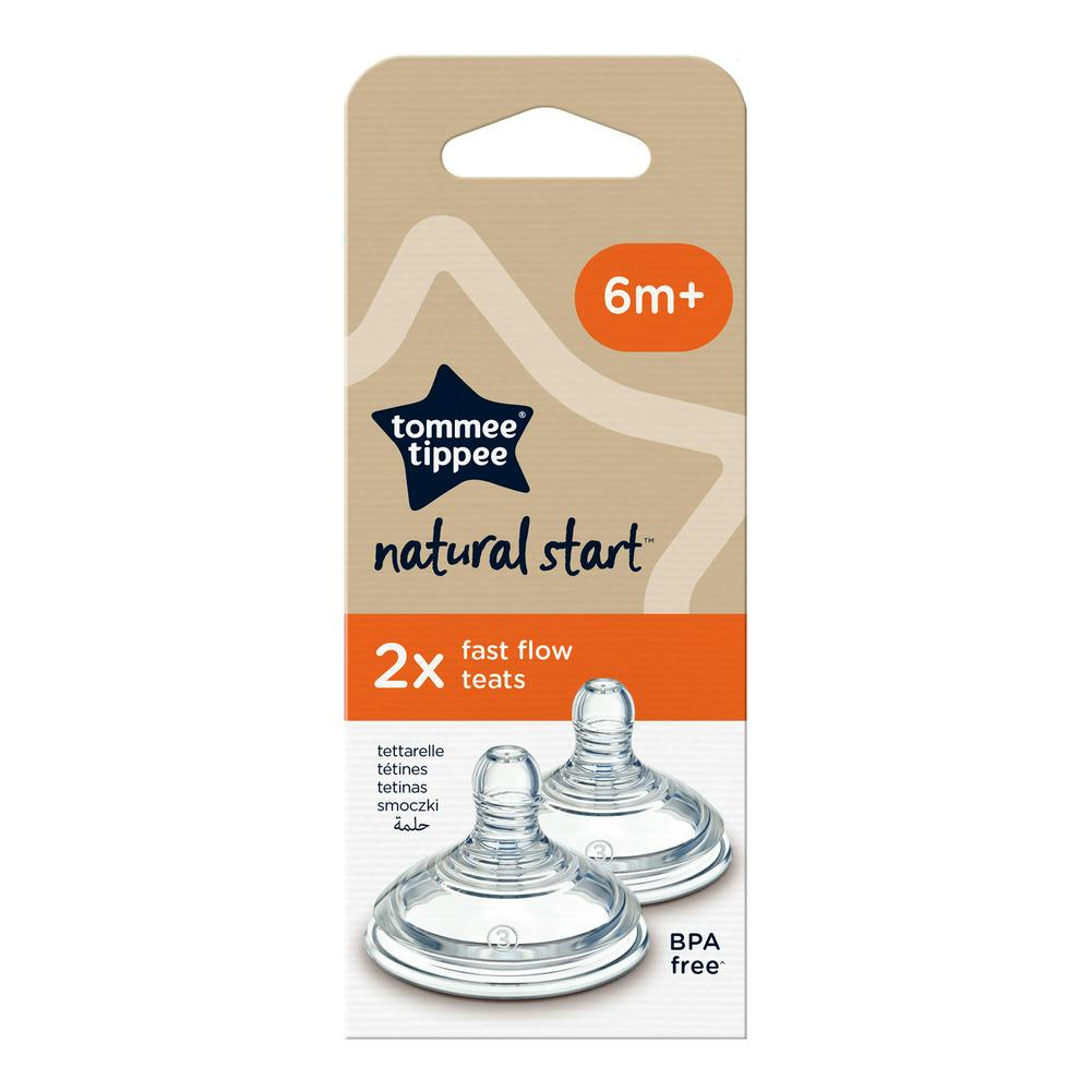 Tommee Tippee Natural Start 6 M+ 2 stk