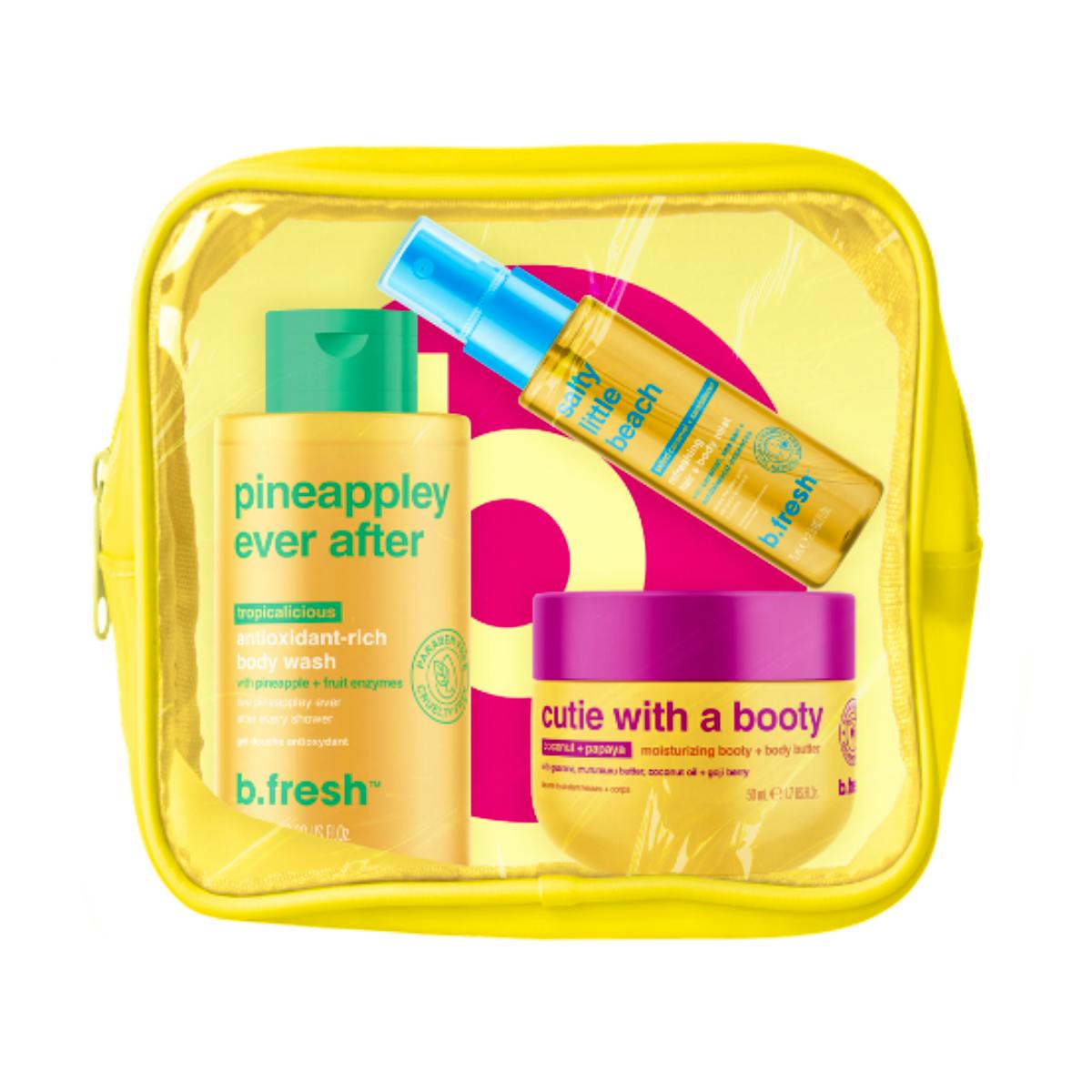 b.fresh Tropicalious Travel Trio Gift Set 3 st