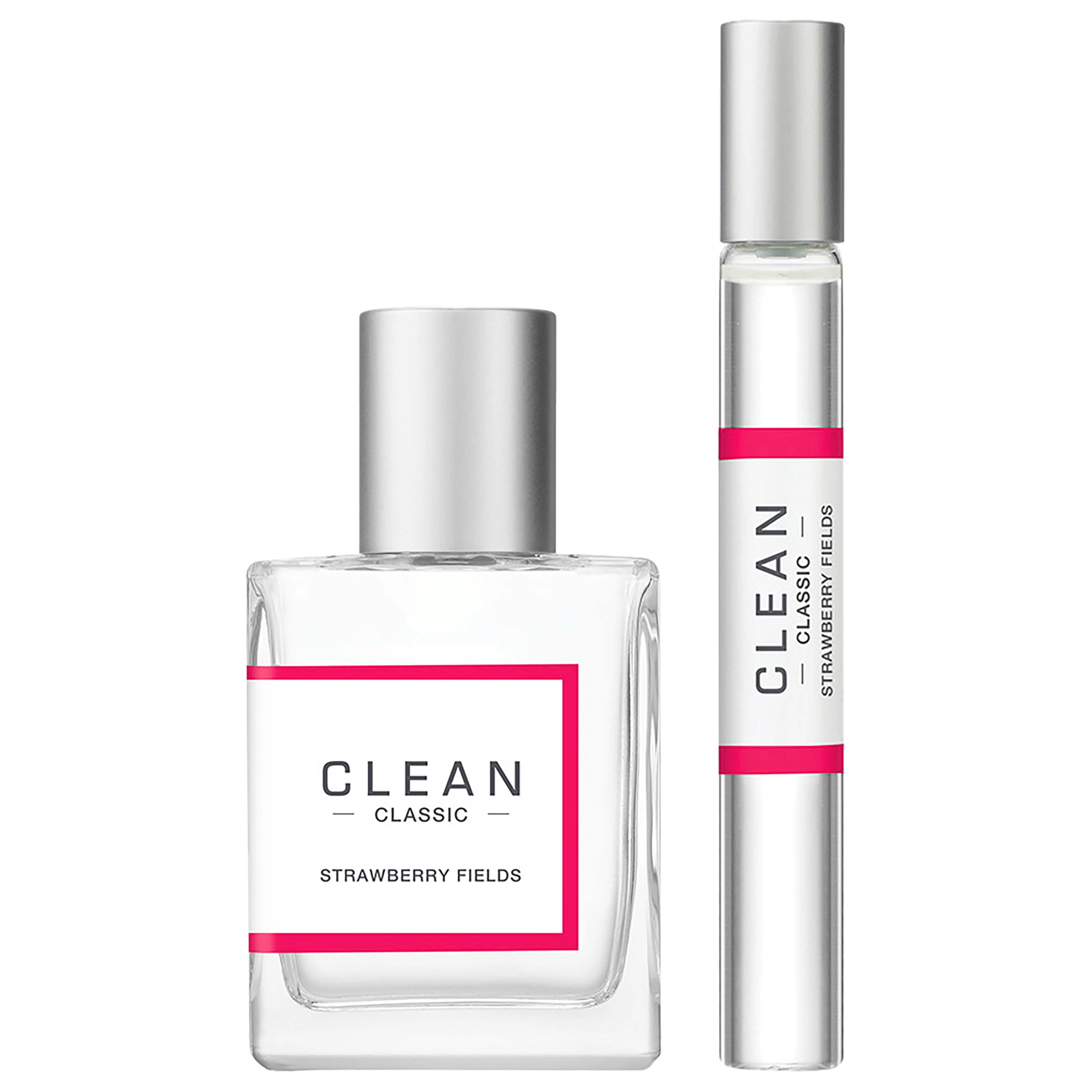 Clean Classic Strawberry Fields Duo EdP 30 ml & Rollerball 10 ml Gift Set 2 stk