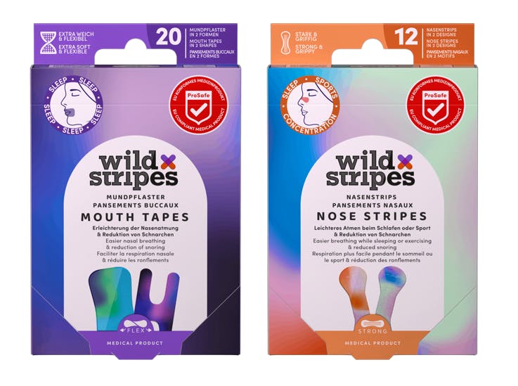 Wild Stripes Mouth Tape & Nose Stripes Bundle 12 pcs + 20 st