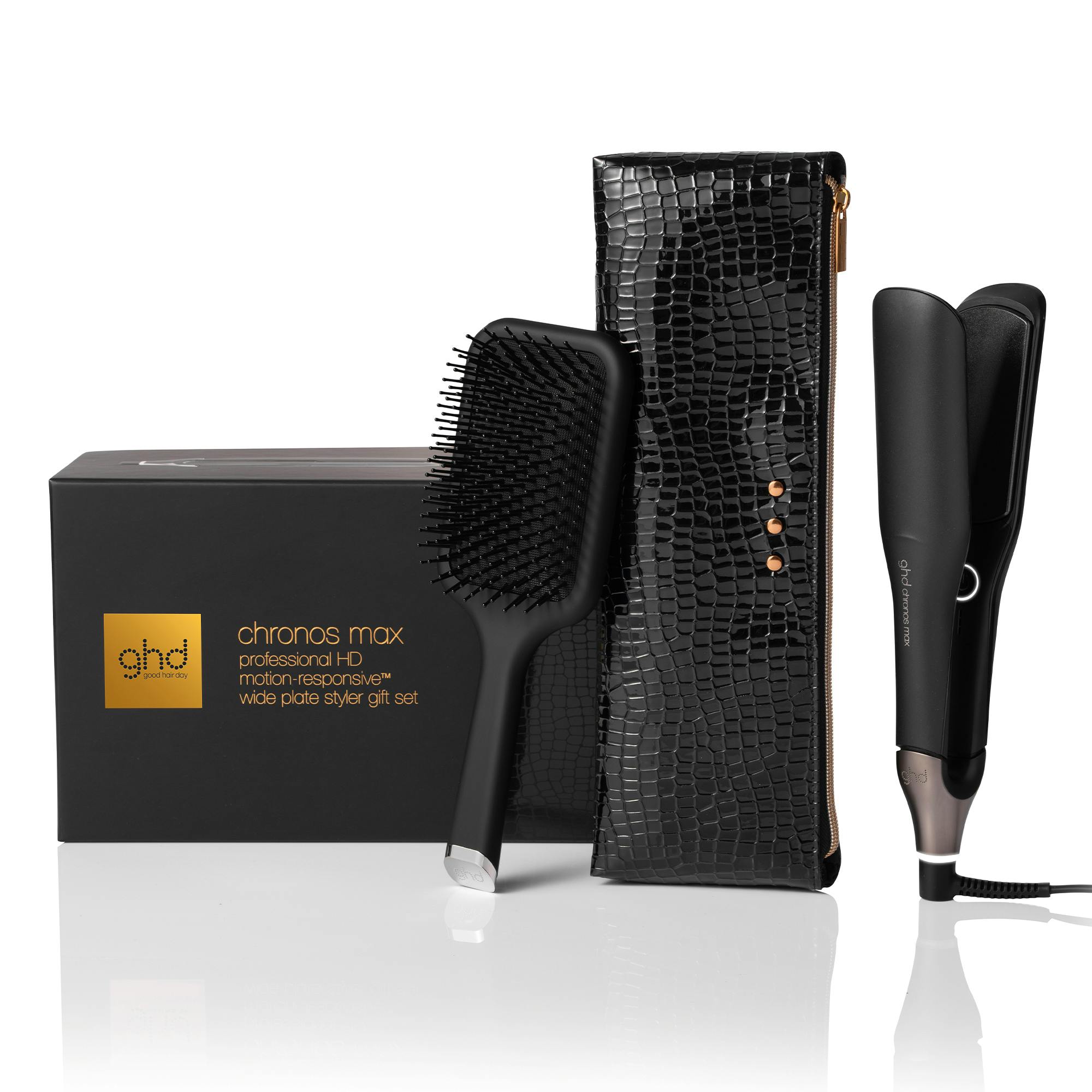 ghd Chronos Max Core Hair Straightener Gift Set 3 stk