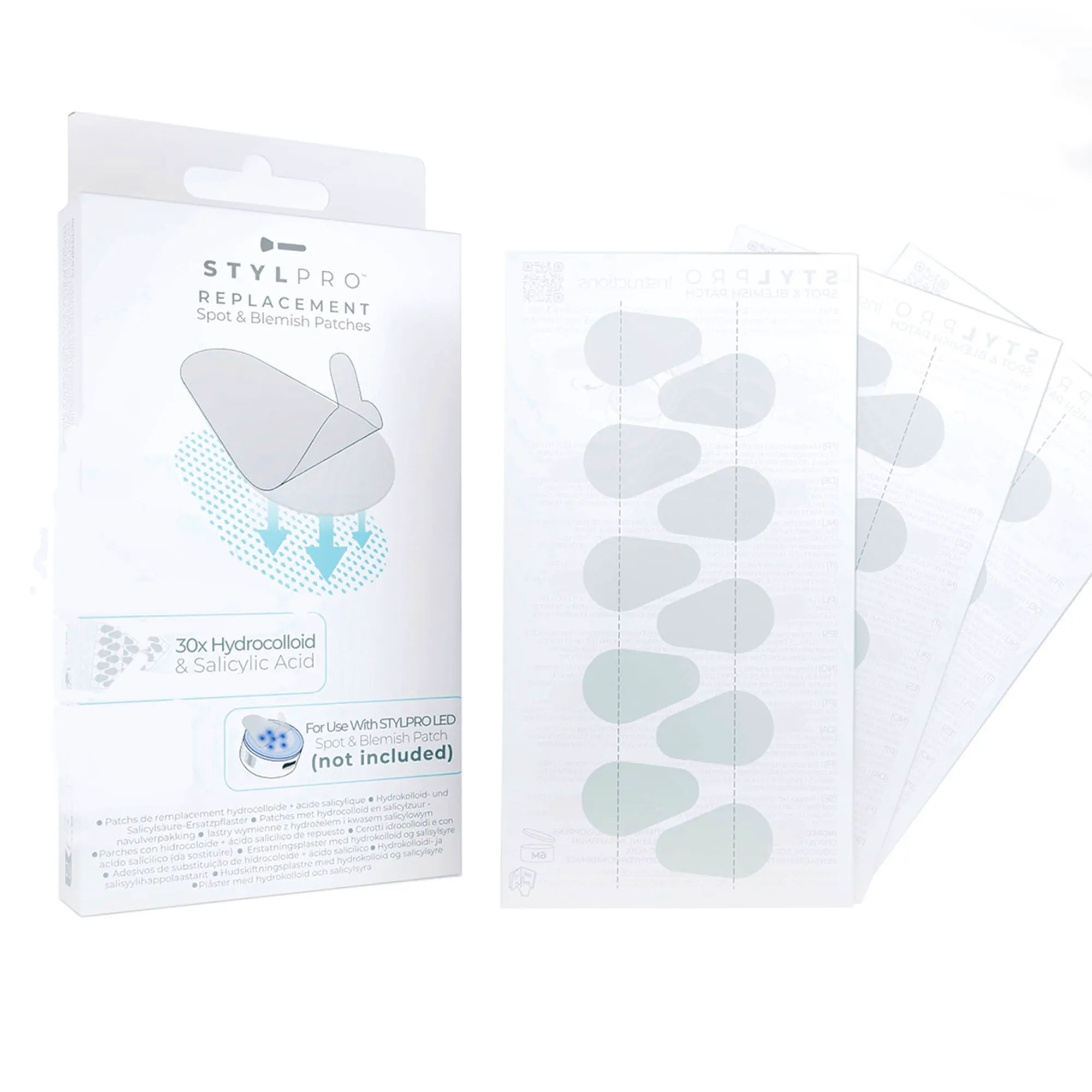StylPro Hydrocolloid & Salicylic Acid Replacement Patches 30 st
