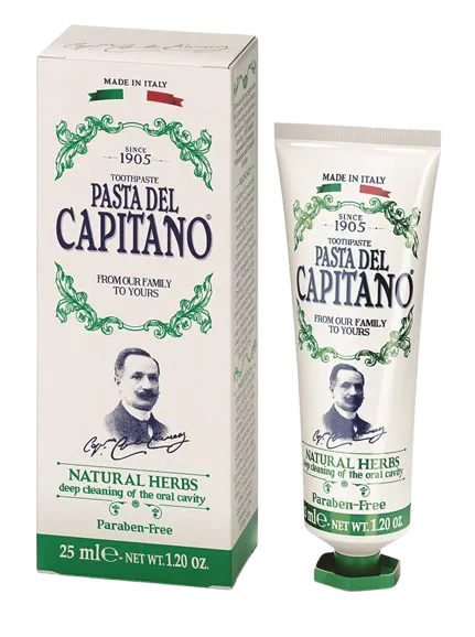 Pasta del Capitano Natural Herbs Toothpaste 25 ml