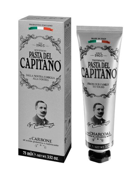 Pasta del Capitano Charcoal Toothpaste 75 ml