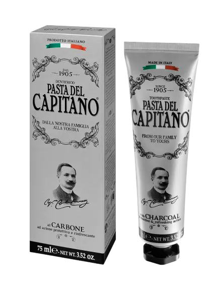 Pasta del Capitano Charcoal Toothpaste 75 ml
