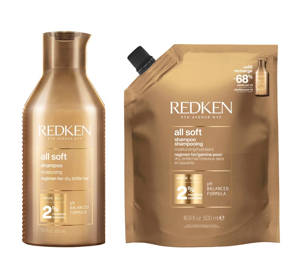 Redken All Soft Shampoo + Refill 300 ml + 500 ml
