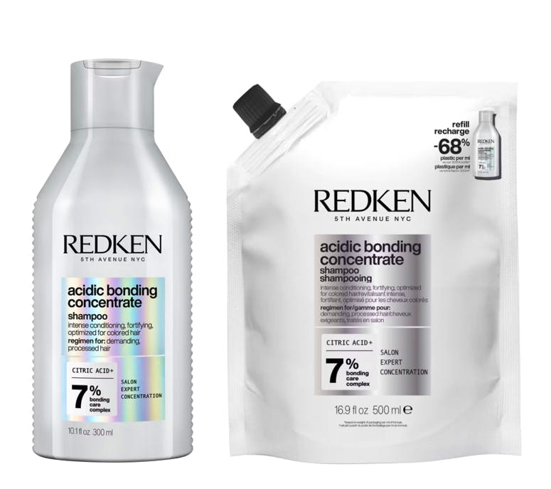 Redken Acidic Bonding Concentrate Shampoo + Refill 300 ml + 500 ml