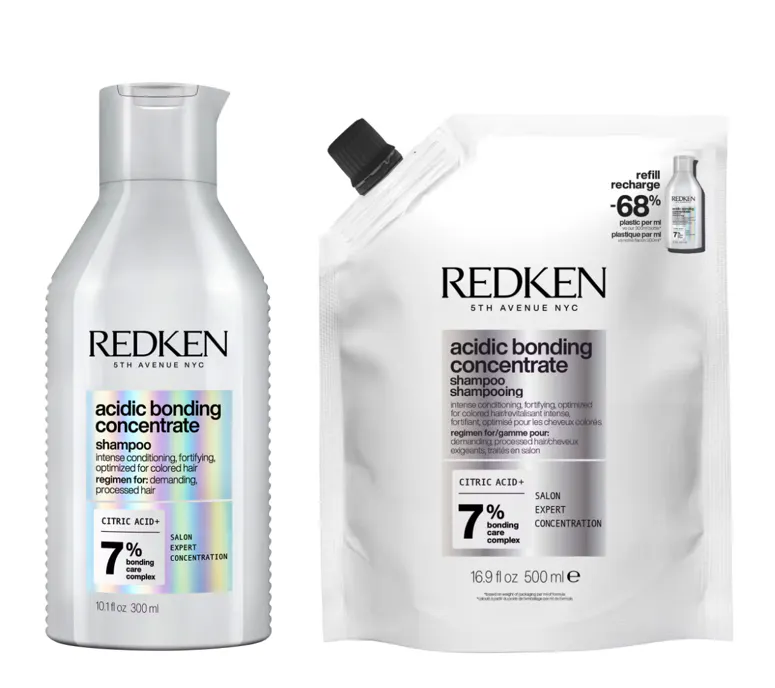Redken Acidic Bonding Concentrate Shampoo + Refill 300 ml + 500 ml