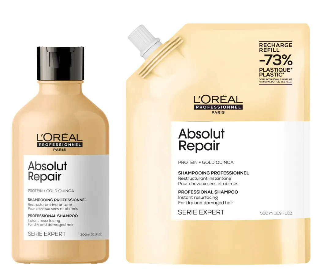L'Or&eacute;al Professionnel Absolut Repair Gold Shampoo + Refill 300 ml + 500 ml