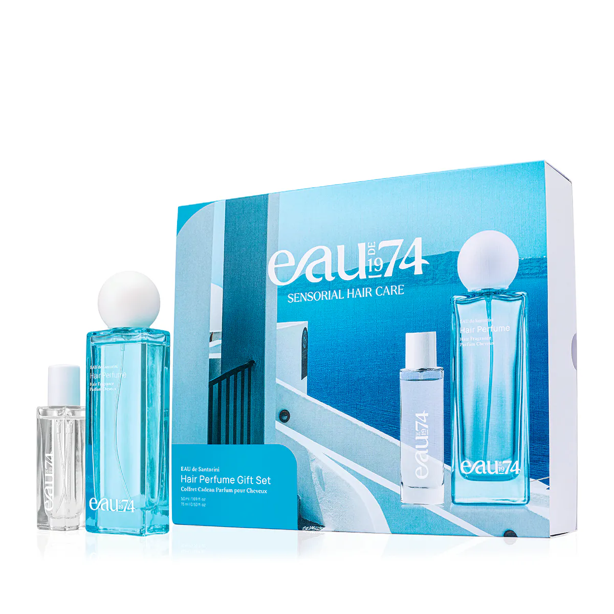 EAUde1974 Santorini Hair Perfume Gift Set 50 ml + 15 ml
