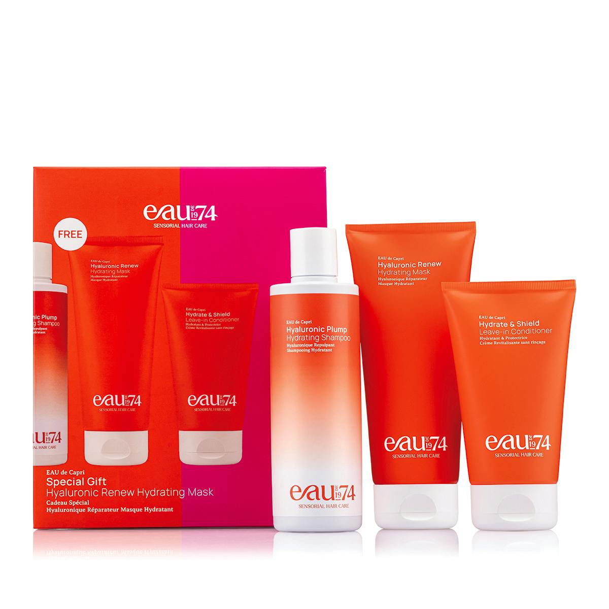 EAUde1974 Hydrate & Renew Gift Set 125 ml + 200 ml + 250 ml