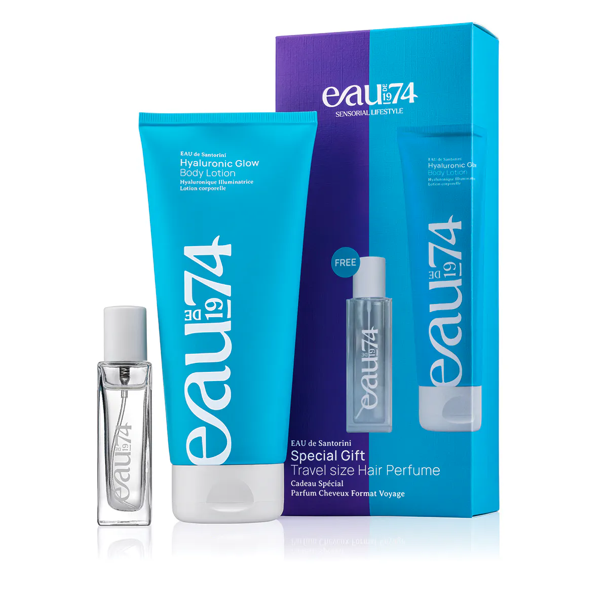 EAUde1974 EAU De Santorini Get Your Glow Gift Set 200 ml + 50 ml