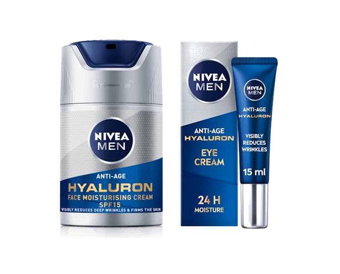 NIVEA Men Hyaluron Moisturing Creme & Hyaluron Eye Cream 50 ml + 15 ml