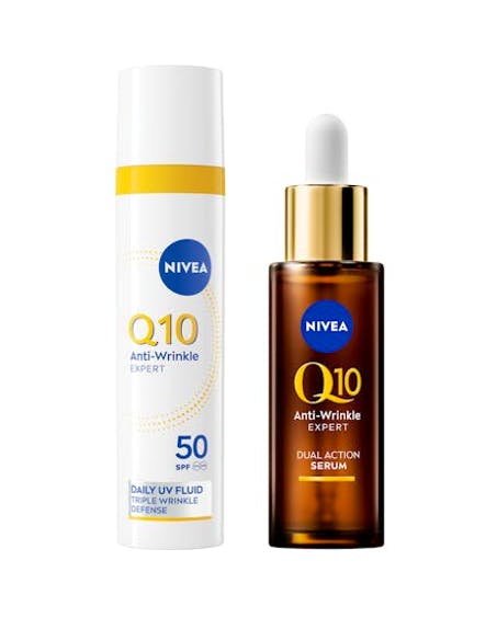 NIVEA Q10 Serum & Anti-Wrinkle SPF50 Face Creme 40 ml + 30 ml
