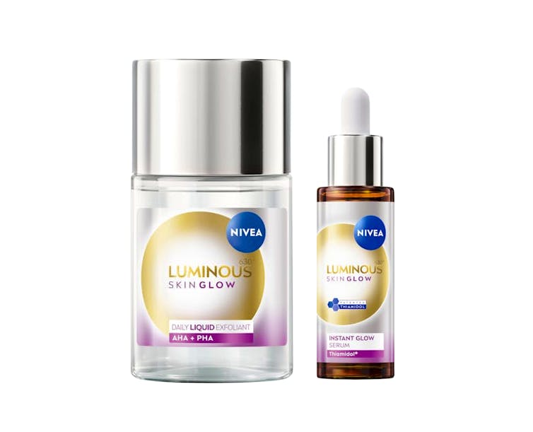 NIVEA Luminous Skin Glow Liquid Refiner & Serum 100 ml + 30 ml