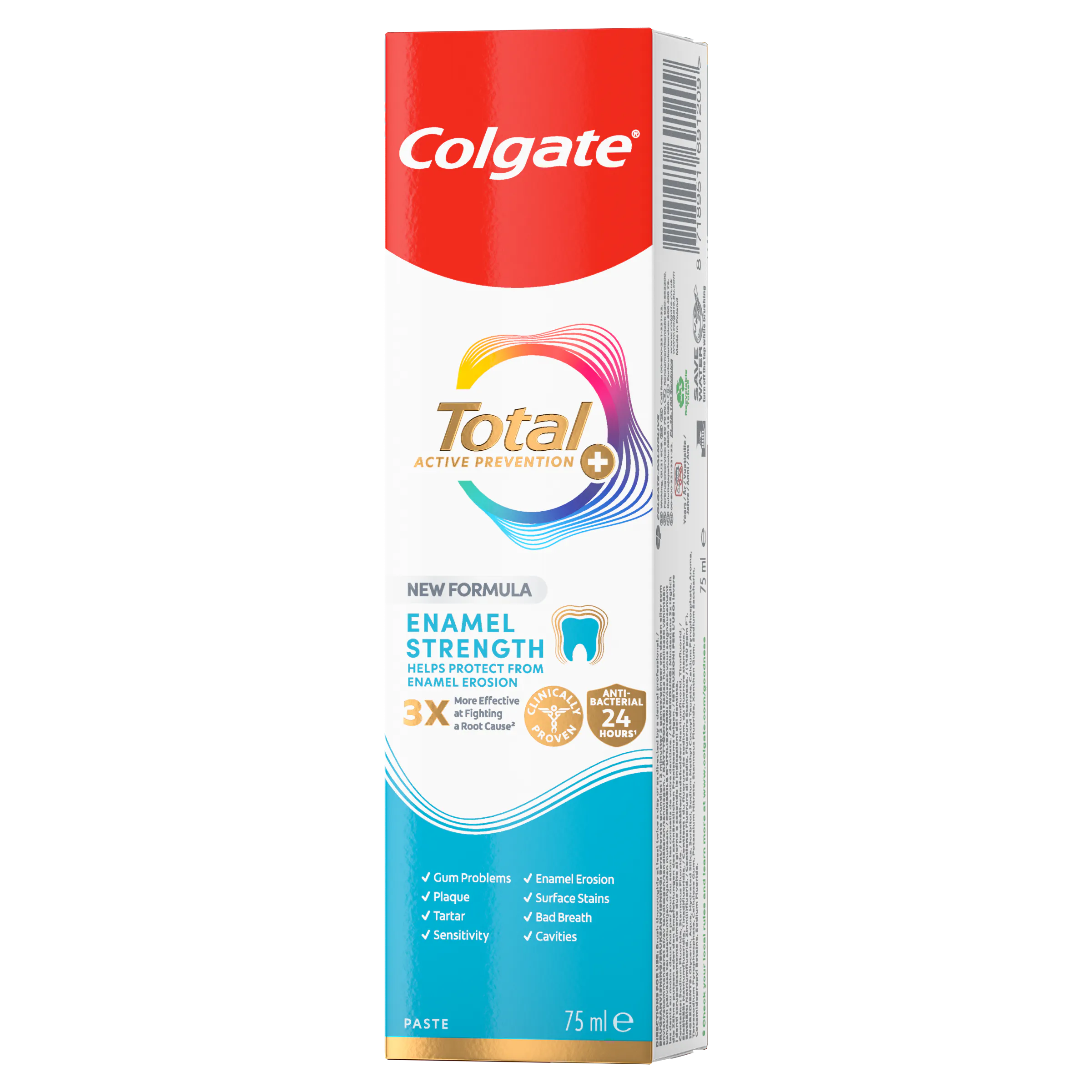 Colgate Toothpaste Total Active Prevention + Enamel Strength 75 ml