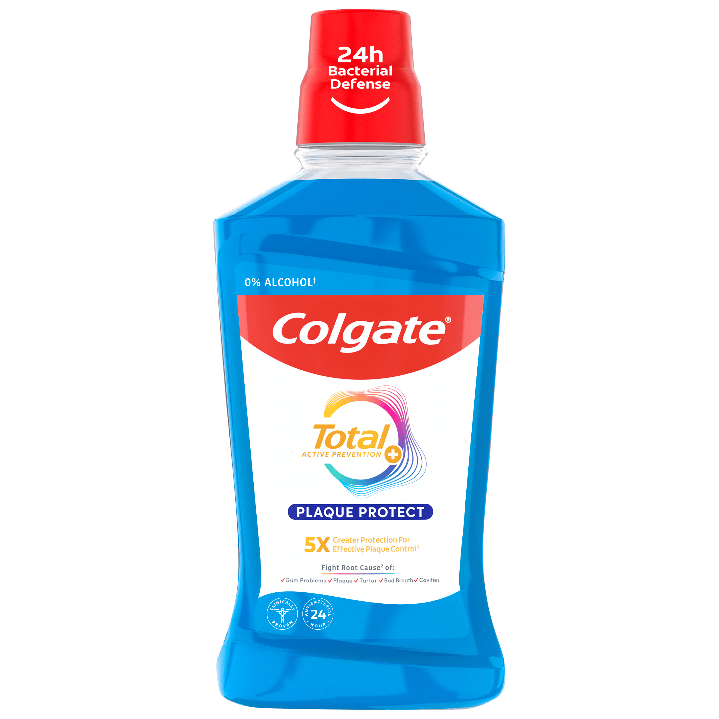 Colgate Total + Plaque Protect Mouthwash 500 ml
