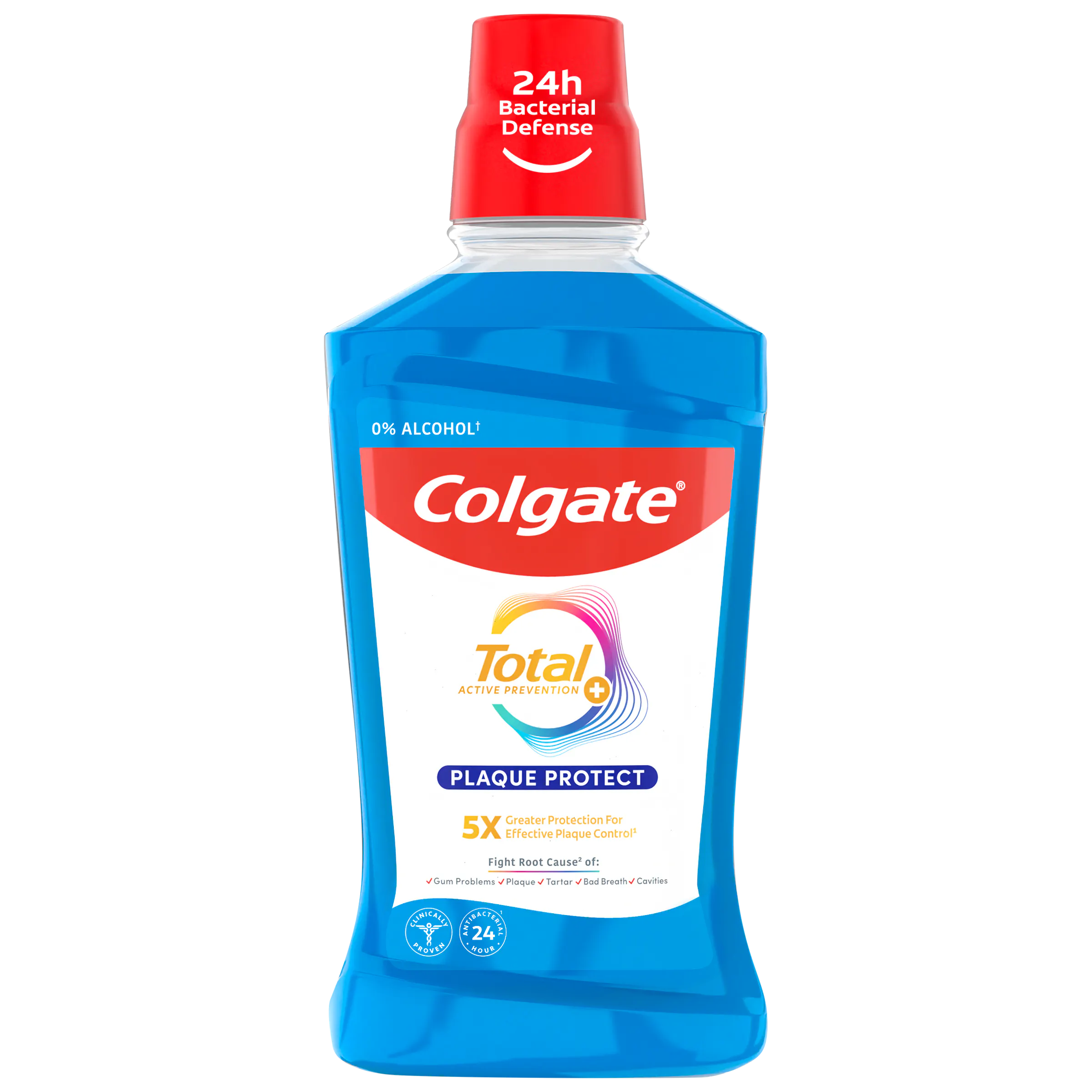 Colgate Total + Plaque Protect Mouthwash 500 ml