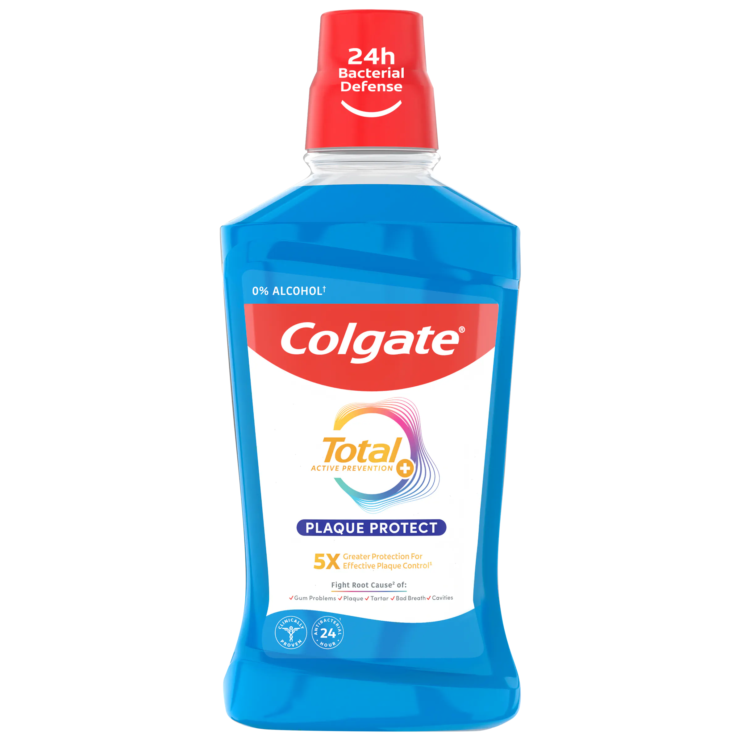 Colgate Total + Plaque Protect Mouthwash 500 ml