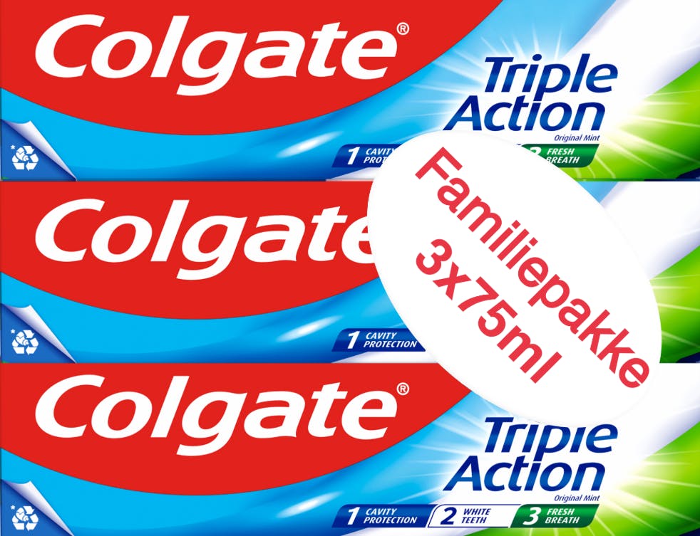 Colgate Toothpaste Triple Action 3 st