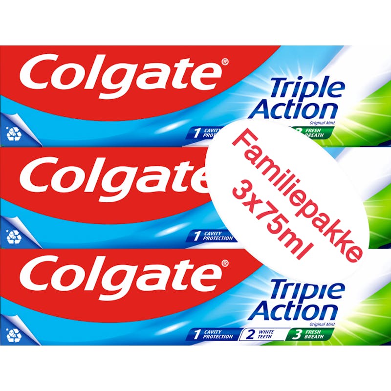 Colgate Toothpaste Triple Action 3 pcs