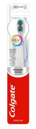 Colgate Toothbrush Total Foaming Clean Medium 1 st